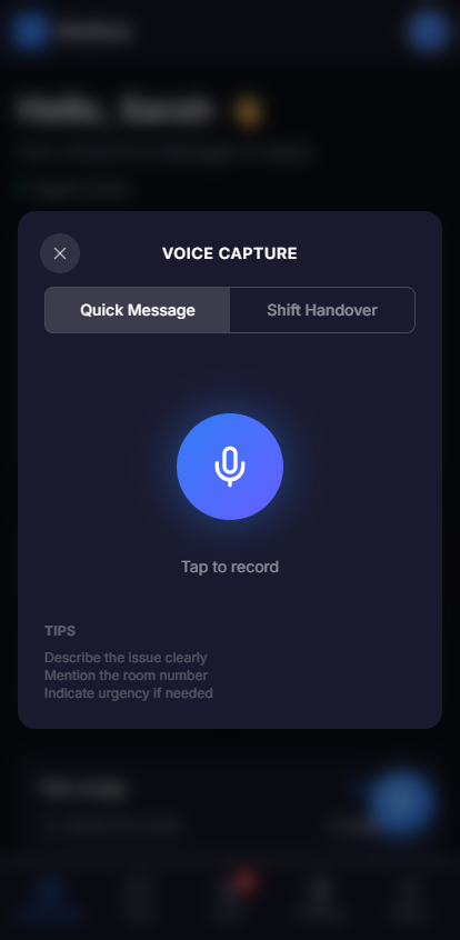 Voice Capture on iPhone